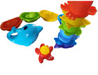 Bath or Beach Toys Baby Toddlers 12 pcs Rainbow Stacking Cups Boats Watering Can