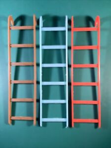 3 Lot | Bird Plastic Parakeet Ladder Lot | Old Stock