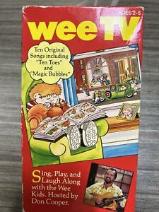 Wee-TV (VHS, 1987) Sing-along with Don Cooper￼ 10 Songs