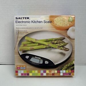 SALTER Housewares Electronic Stainless Steel Kitchen Scale
