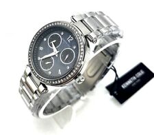 Kenneth Cole KC50735006 Women’s Stainless Steel Crystal Accented 35mm Watch Used