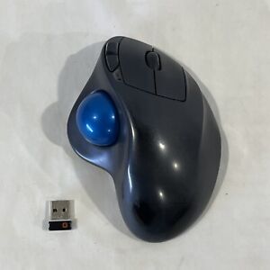 Logitech M570 Wireless Trackball Mouse with USB Dongle Ergonomic NEW BATTERY!
