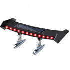 Car Solar Tail Light Rear Spoiler LED Flash Red Lamp Safety Warning Accessories (For: 2017 Jaguar XF)