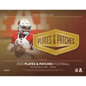 2020 Panini Plates & Patches Football Hobby box factory sealed 20PAFPP