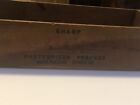 Vintage 5lb Wood Cooper Sharp Cheese Box Crate Pope & Sons Philadelphia Pa