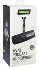 New Shure MV7X Dynamic Podcast XLR Microphone with Voice Isolation,  Black