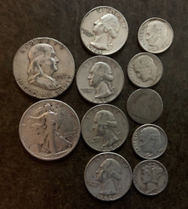 New ListingLot: $2.50 Face Value US 90% Silver Coins, 