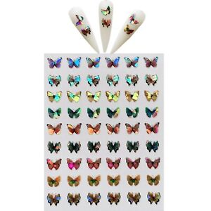 3D Butterfly Nail Stickers Art DIY Designs Decor Waterproof Decal Manicure US