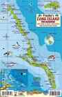 Long Island Bahamas Map & Reef Creatures Guide Waterproof Fish Card Franko Maps