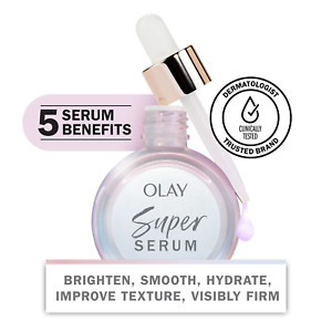 Olay Super Serum 5-in-1 Anti-Aging Face Serum, Smoothing Serum, All Skin Types