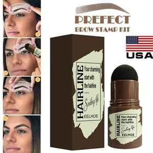 One Step Brow Stamp Shaping Kit Eyebrow Stamp Shaping Makeup Set Waterproof USA