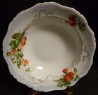 Antique Embossed Beading Scalloped La Francaise Porcelain Strawberry Bowl Excell