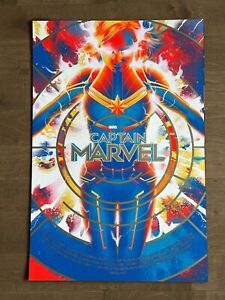 Captain Marvel Poster Art Print by Mondo Artist Matt Taylor 24x36 Timed Edition