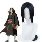 Naruto Itachi Uchiha Cosplay Wigs Men Long Black Synthetic Party Hair 65cm