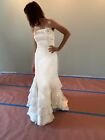 Alvina Valenta Wedding Gown Strapless Gorgeous NWT Size 10 Candlelight White 