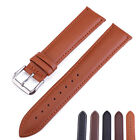 16mm 18mm 20mm 22mm 24mm Genuine Leather Wristband Watch Strap Band Bracelet