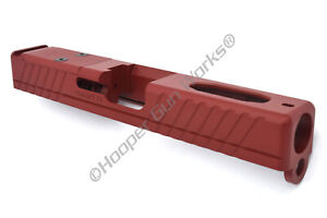 Combat RMR Slide for Glock 23 40 S&W - Crimson Red Cerakote Finish