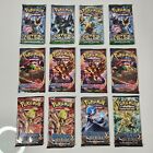 12x Pokemon MIXED Booster Pack Lot New Sealed 12 Fates Collide Steam Siege Sword