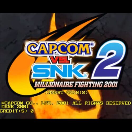 Used Capcom vs SNK 2 Millenium Fight 2001 PRO GD-ROM and Key chip SEGA Capcom