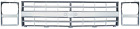 Grille and Headlight Bezels 85-87 Chevy Pickup (Key Parts # 0851-040G.053.054) (For: Chevrolet C20)