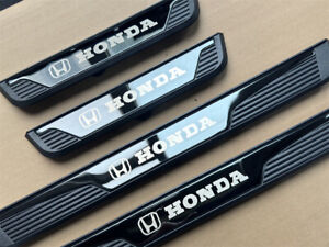 For Honda Accessories Car Door Scuff Sill Cover Panel Step Protector Trims 4PCS (For: Honda Civic)