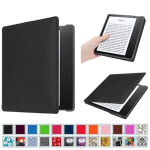 For Amazon Kindle Oasis 9th Gen 2017 Release Genuine Leather Slim Case Cover