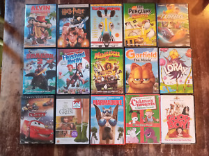 Lot of 30 Kids DVDs Animated Children & Family Movies #2