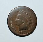 F9.  SCARCER KEY 1877 INDIAN HEAD CENT IN AS SHOWN CONDITION