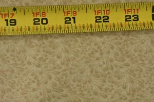 By 1/2 Yd, Vintage, Tan Calico on Tan Quilt Cotton, P9445