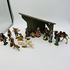 Depose Nativity Set 20 Pieces Complete Stable Figurines Christmas Italy Vintage