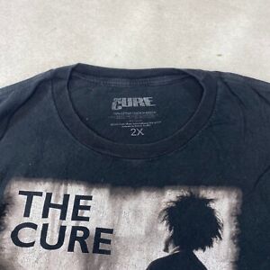 The Cure Boys Don't Cry Graphic Tee Thrifted Vintage Style Size 2XL