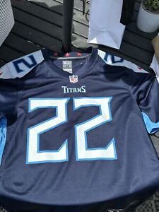 Nike Tennessee Titans Derrick Henry Navy Official Vapor Limited Stitched Jersey
