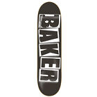 BAKER Skateboard Deck LOGO BLACK/WHITE 8.125' BRAND NEW IN SHRINK