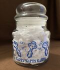 Kappa Kappa Gamma glass candy jar with lid