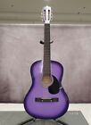 Vintage Crescent Collector’s Acoustic Guitar! One Of A Kind Purple!