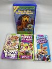 Lot Of 4 VHS Bear in the Big Blue House * Muppet Babies Jim Henson Muppets TV