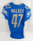 2017 Detroit Lions Tracy Walker #47 Game Issued Blue Jersey 42 DP59223