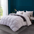 SNOWMAN Goose Down Feather Comforter Set King/Queen Size 100%Cotton Ultra Soft