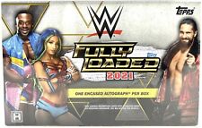 2021 Topps WWE Fully Loaded Wrestling Hobby Box One Encased Auto/ Relic Per Box