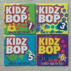 LOT of 4 Kidz Bop 1 3 5 6 CDs McDonalds Happy Meal 2009 Kids with Codes