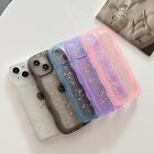 Glitter Wavy Clear Case/Screen Protector For iPhone 15 Pro Max 15 14 13 12 11 7+
