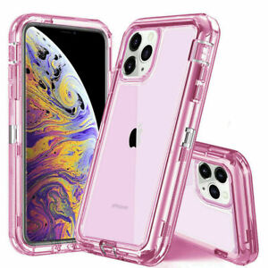 For iPhone 15 14 13 12 11 Pro Max X XR 6 7 8 Plus SE Shockproof Clear Cover Case