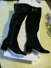 Katy Perry-Black Suede-5 US/35EU-The Indigro-Over the Knee Boots-NEW