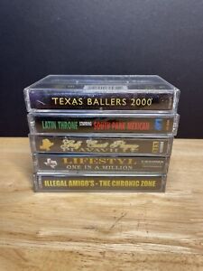 Texas Underground Rap Rare Explicit Cassette Tape Lot Of 5 NEW! Sealed!