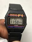 Vintage Casio 415 F-87 Honda F1 Racing Team Digital Quartz Men's Wristwatch