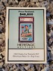 2023 Heritage Auctions NSCC PROMO card feat 