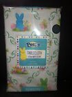 Peeps Easter Bunny & Eggs Colorful Vinyl Peva Tablecloth 52” X 52” Square Spring