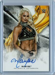 New Listing2019 Topps WWE Undisputed MARYSE Auto #181/199