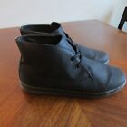 Dr Martens Henrie Mens Size 11 Black Canvas Casual Chukka Ankle Boots