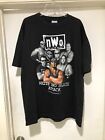 Vintage 1998 WCW NWO White And Black Attack T Shirt XL Hulk Hogan Razor Ramon